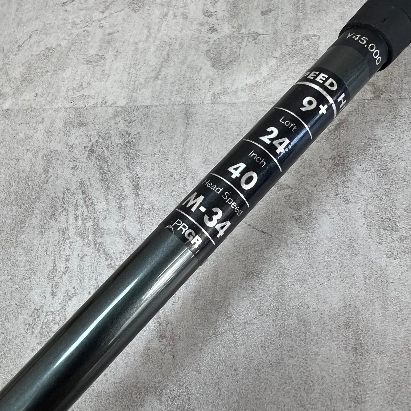 プロギア　スピードヒット　レディースゴルフ　9W　A　右利き用　フェアウェイウッド　PRGR　ヘッドカバー