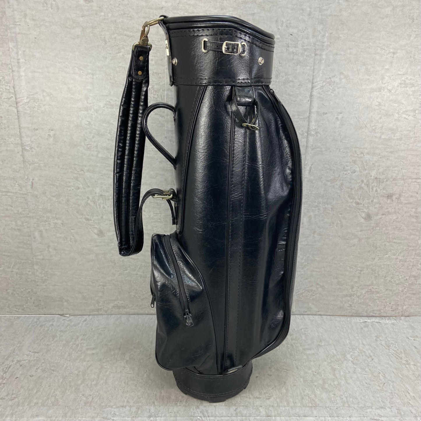 PING　キャディバッグ　カート式　3分割　約8.5型(約21cm)　約3.0Kg　レザー　ビンテージ　ピン