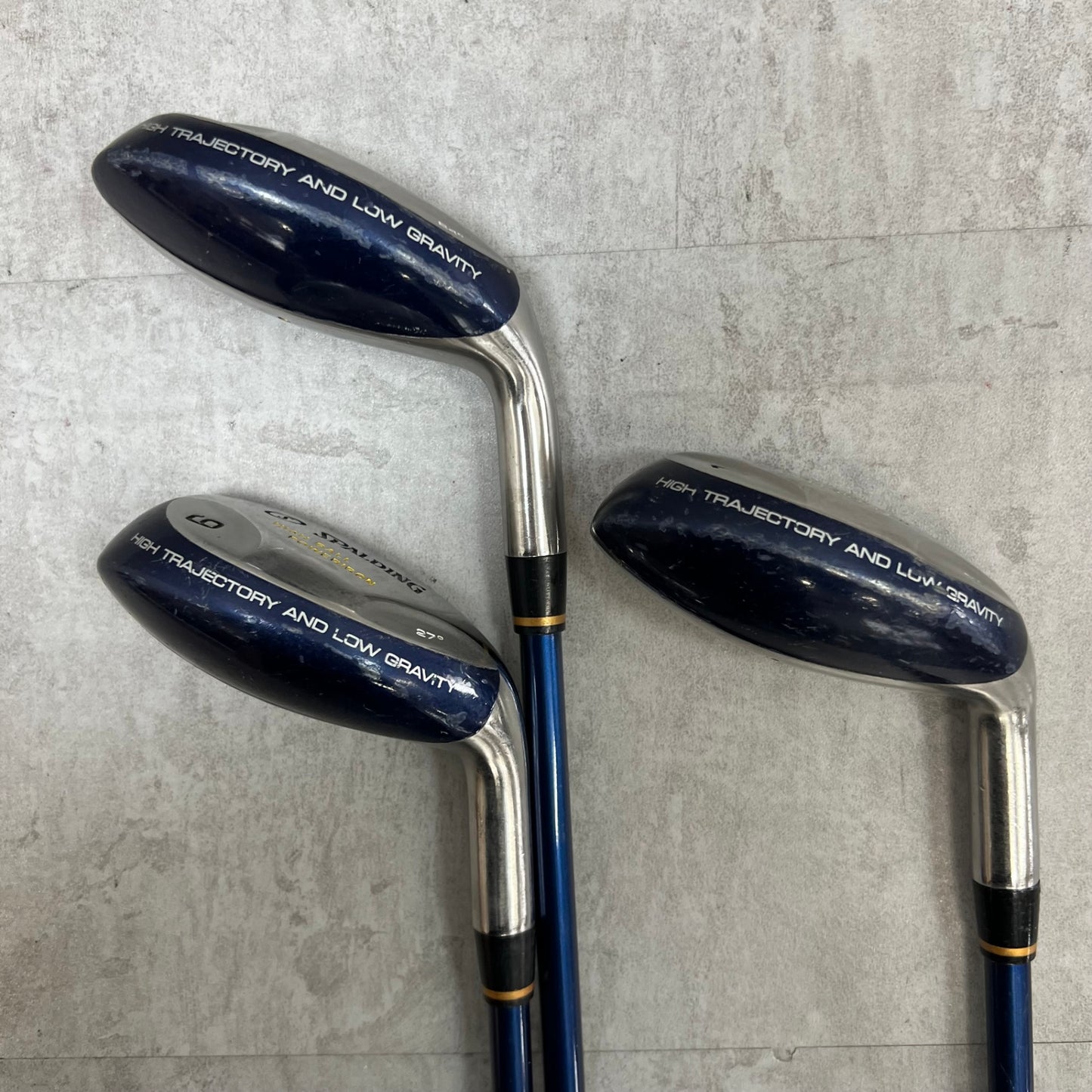 SPALDING スポルディング ハイボール パワーアイアン メンズゴルフ アイアンセット 5〜PW 6本 右利き用 カーボン R　中空