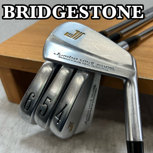 BRIDGESTONE ブリヂストン Jumbo MTNⅢ PRO MODEL ジャンボ尾崎 プロモデル メンズゴルフ アイアンセット 右利き 3番〜6番 4本 プレシジョン スチール X