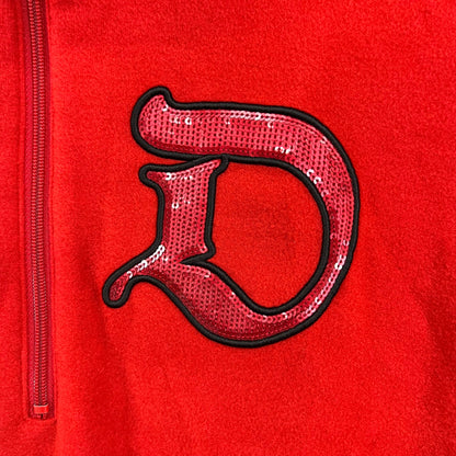 ダンスウィズドラゴン　メンズ　ゴルフウェア　フリース　レッド　赤　Dance With Dragon