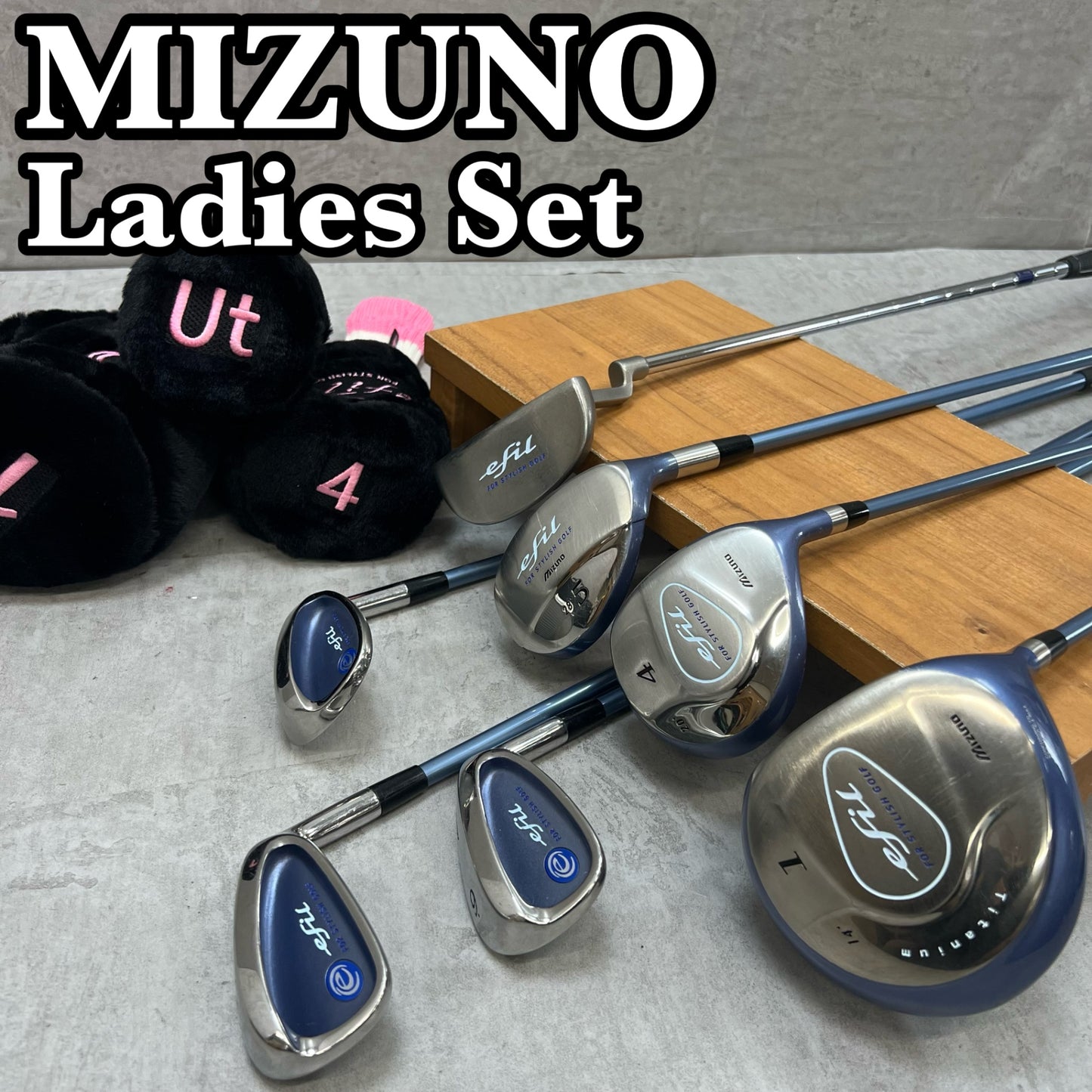 ミズノ エフィル レディースゴルフクラブセット 7本 右利き用 L カーボン MIZUNO efil