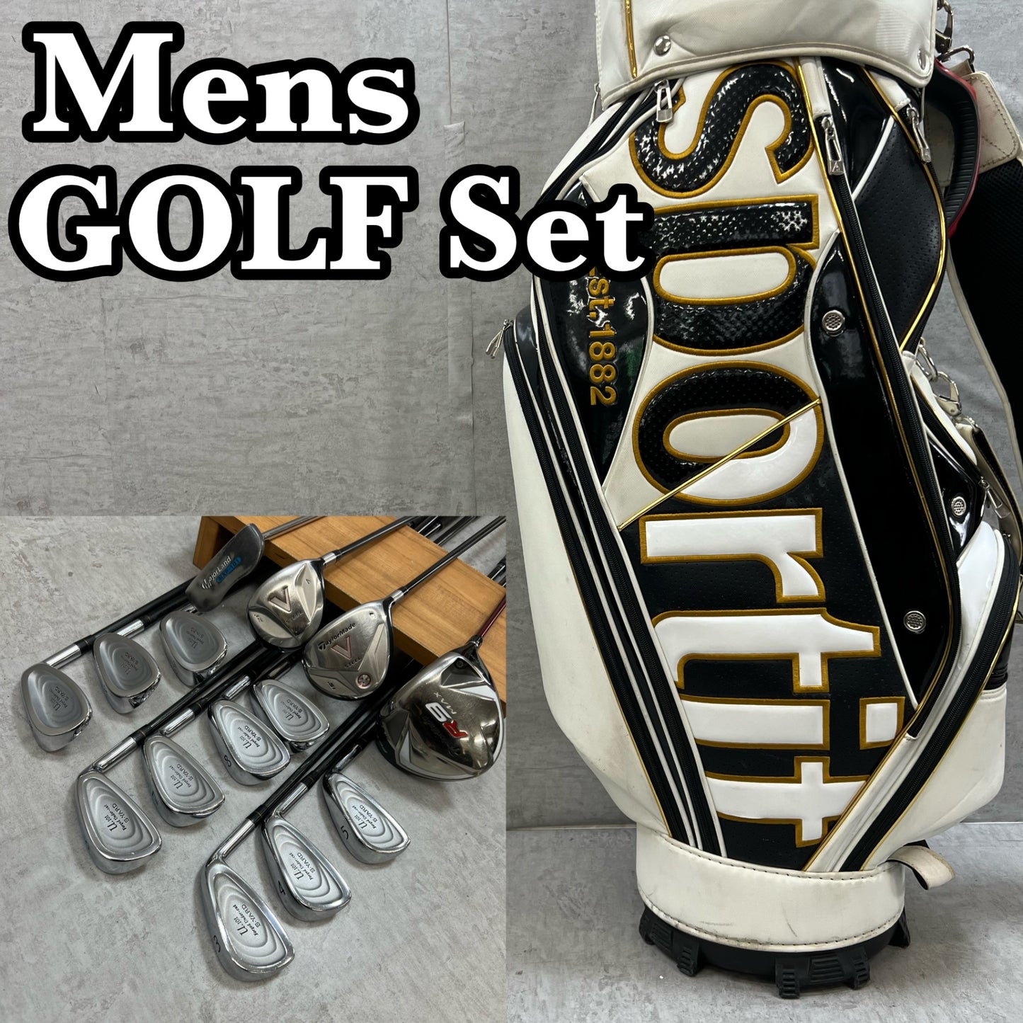 テーラーメイド　ルコックスポルティフ　メンズゴルフ　クラブセット　14本　右利き用　TaylorMade LE COQ SPORTIF