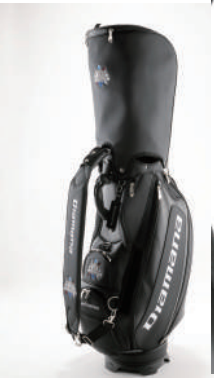 20周年記念　　三菱ケミカル　ディアマナ　ゴルフ用　キャディバッグ　ブラック　黒　カート式　ラウンドアイテム　Diamana