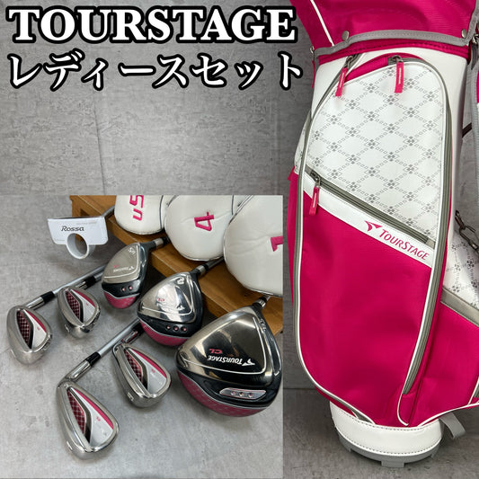 ツアーステージ　CL　レディースゴルフ　クラブセット　8本　L　右利き用　TOURSTAGE