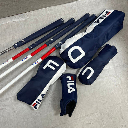 FILA フィラ レディースゴルフ クラブセット 8本 カーボン L 右利き用 キャディバッグ付き