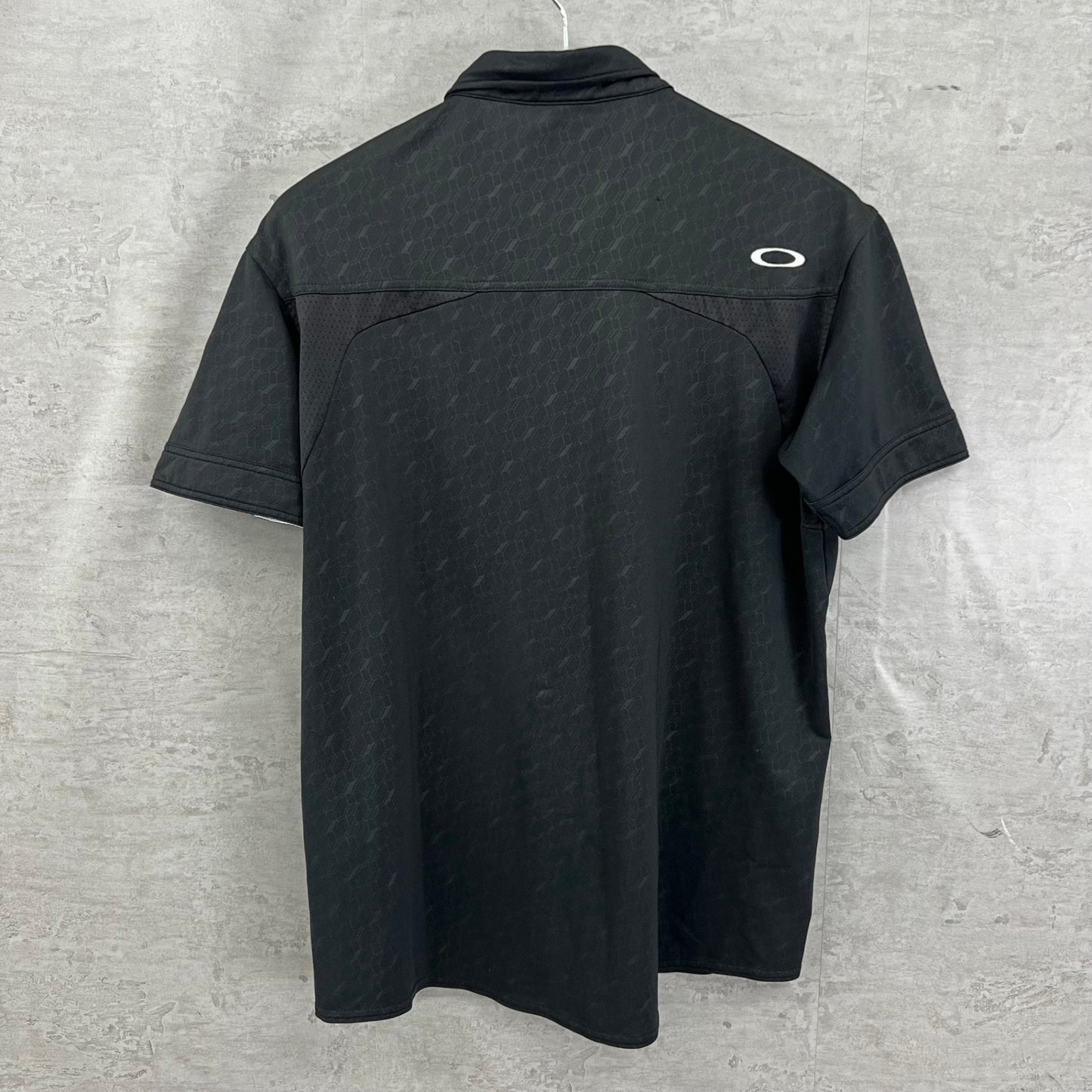 オークリー　メンズ　ゴルフウェア　半袖トップス　L　ブラック　黒　Oakley