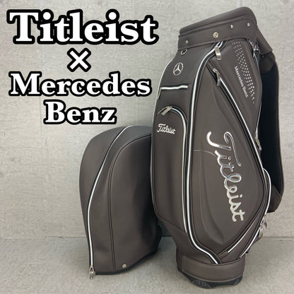 タイトリスト　メルセデスベンツ　ゴルフ用　キャディバッグ　カート式　合成皮革　バック　Titleist　Mercedes-Benz