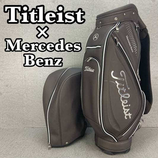 タイトリスト　メルセデスベンツ　ゴルフ用　キャディバッグ　カート式　合成皮革　バック　Titleist　Mercedes-Benz