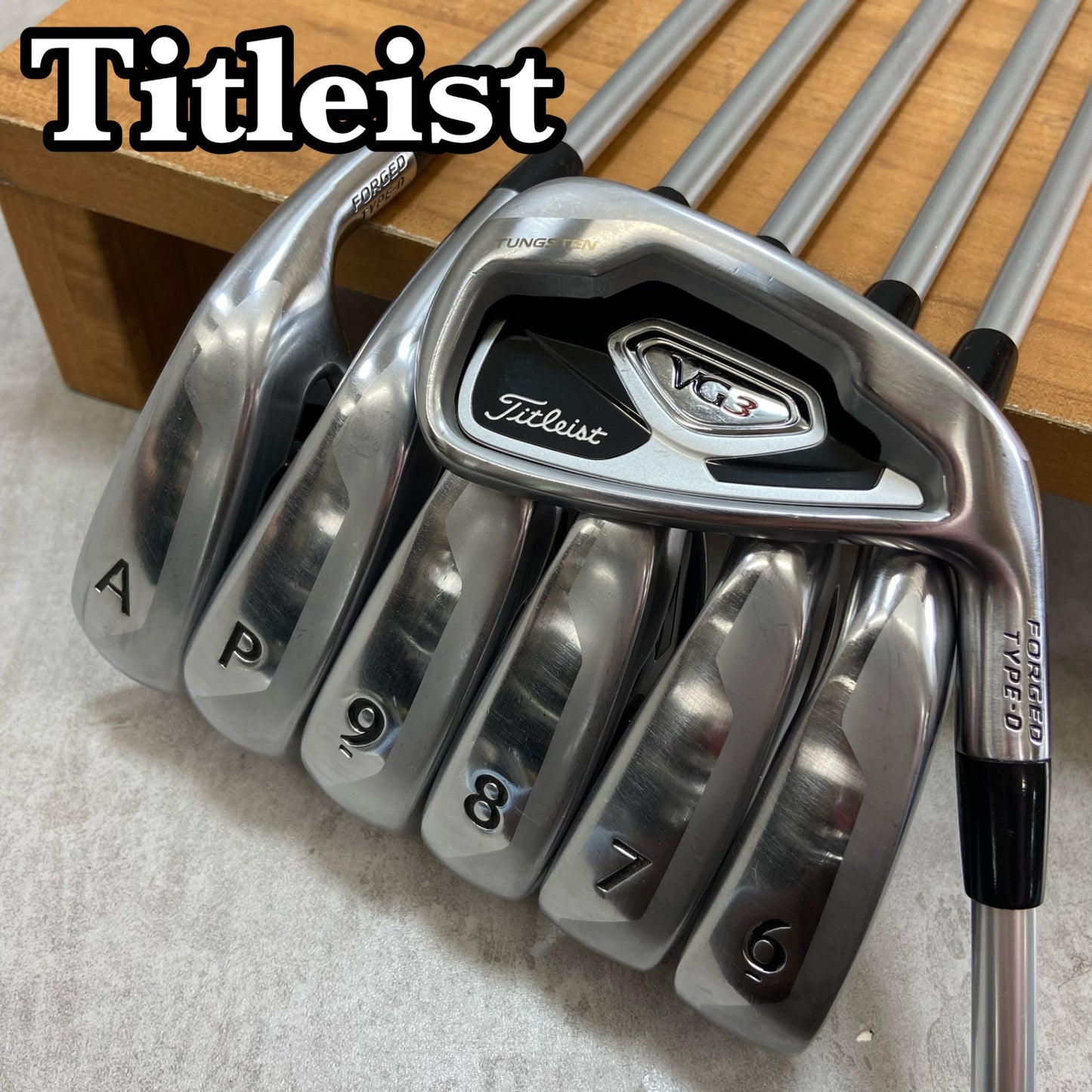 タイトリストVG3  メンズゴルフ アイアンセット 7本 右利き用 カーボン R Titleist