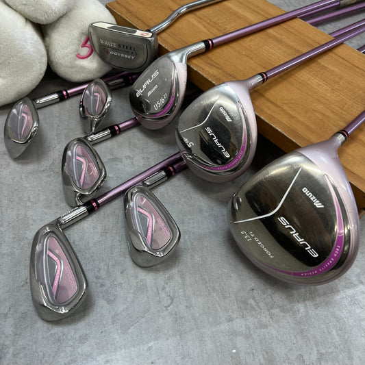 ミズノ ユーラス レディースゴルフ クラブ9本セット 右利き用 L MIZUNO EURUS ヘッドカバー付き