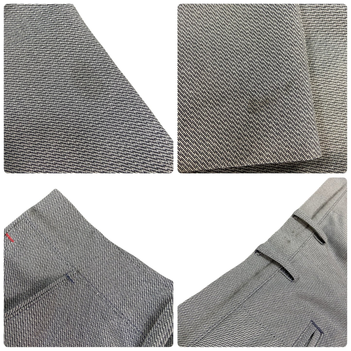 マンシングウェア　メンズ　ボトムス　総柄　グレー系　Lサイズ相当　パンツ　ズボン　スラックス　男性用　ゴルフアパレル　Munsingwear