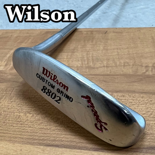 Wilson ウィルソン　スペシャル　カスタムグラインド　8802　メンズゴルフ　パター　ピン型　L字　34.8インチ　右利き用