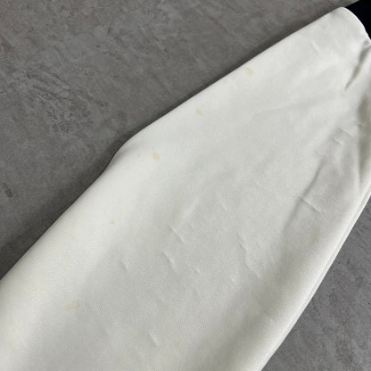 ルコックスポルティフ　メンズ　ゴルフウェア　長袖トップス　ジャージ　L　ホワイト　レッド　白　赤　LECOQSPORTIF