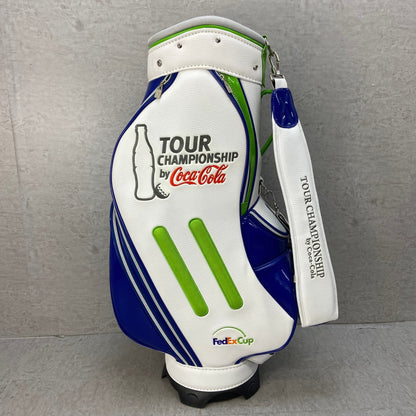 ツアーチャンピオンシップ　バイ　コカコーラ　フェデックスカップ　ゴルフ用　キャディバッグ　カート式　ホワイト　白　TOUR CHAMPIONSHIP by Coca Cola