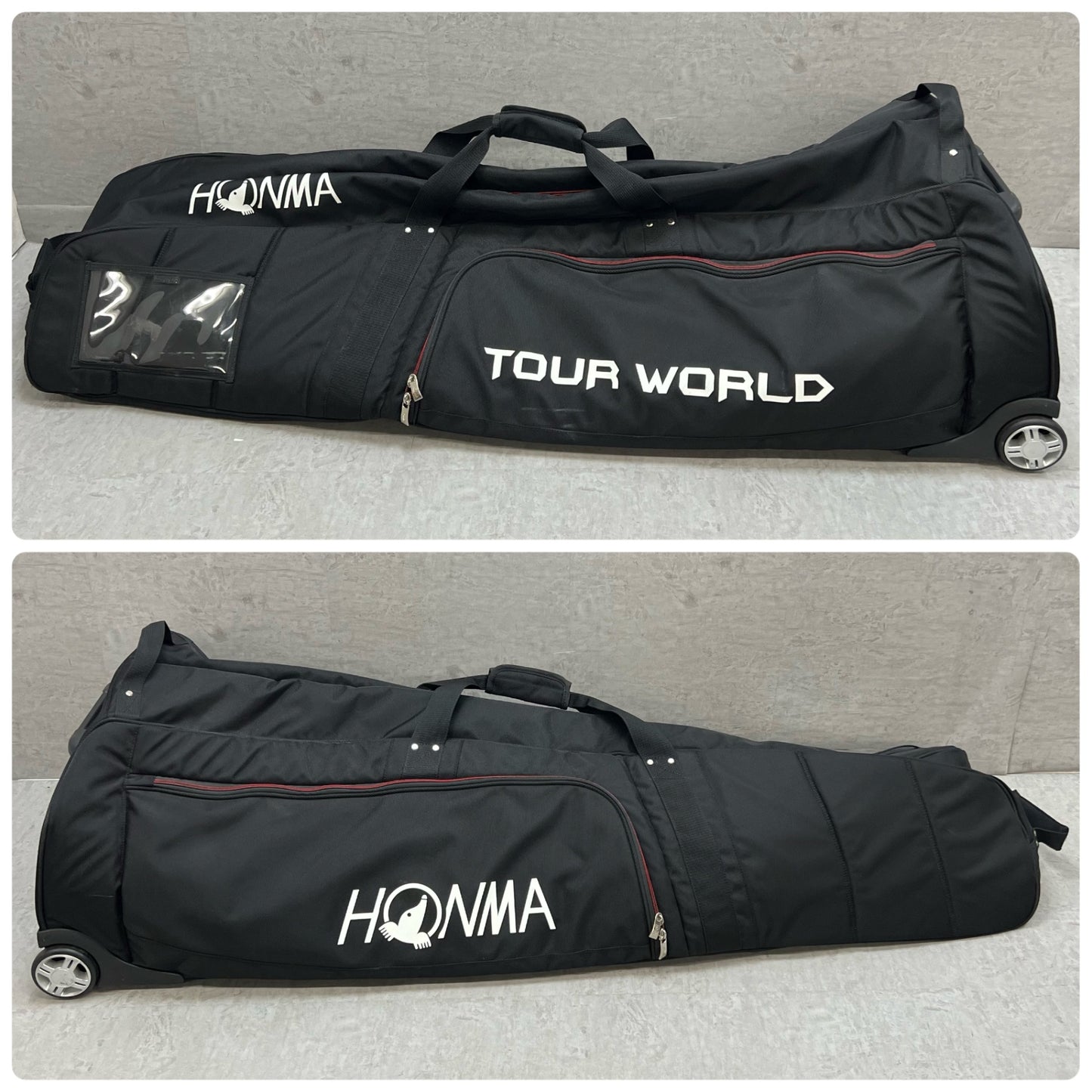 HONMA ホンマ ゴルフトラベルバッグ TC-1727 ブラック 47インチ対応 キャスター付き TOUR WORLD