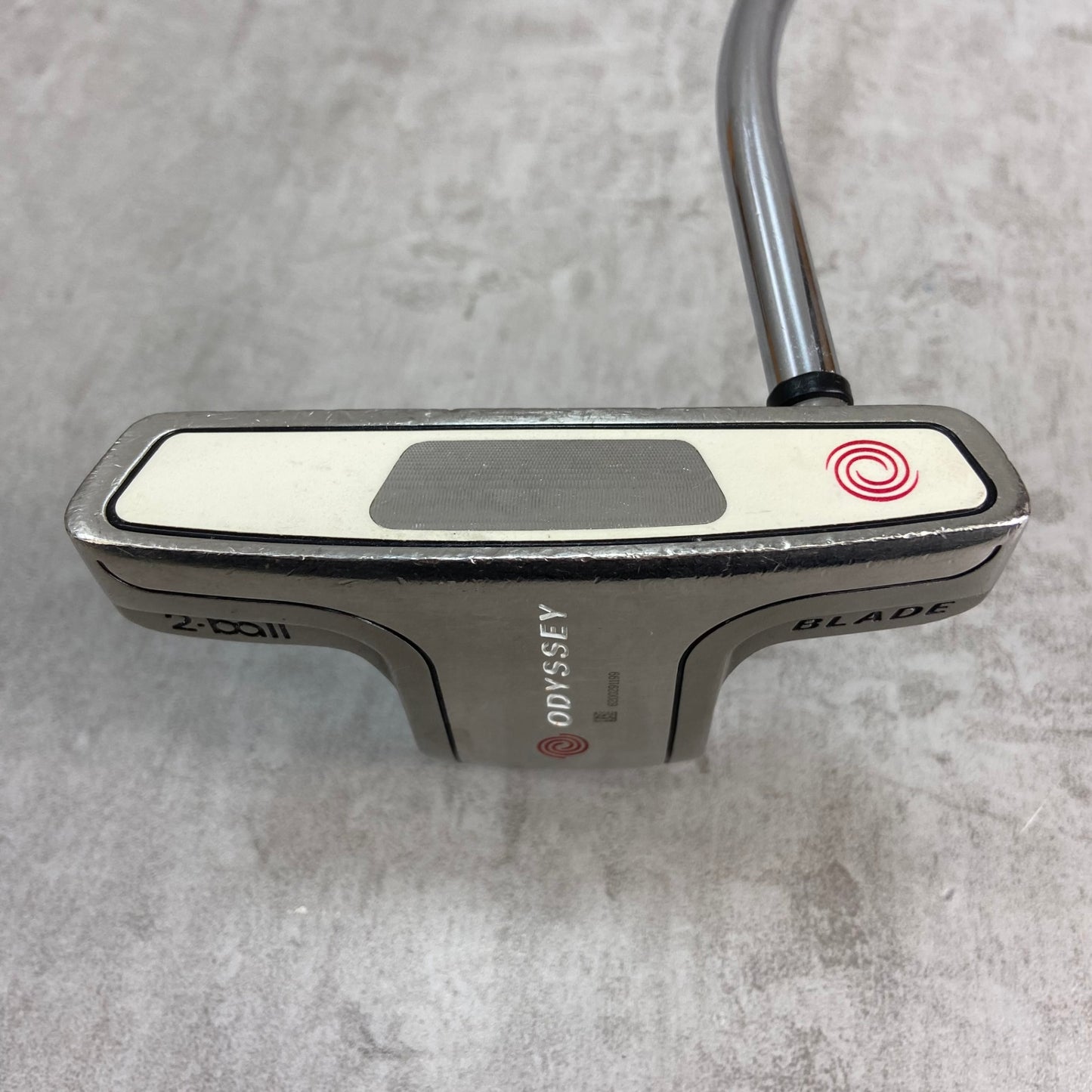 オデッセイ　ホワイトスチール　2ボールブレード　レディースゴルフ　パター　ネオマレット　約32インチ　右利き　ODYSSEY　WHITE STEEL 2-BALL BLADE