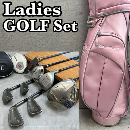 マグレガー  ミズノ レディースゴルフ クラブセット 8本 右利き用 カーボン キャディバッグ付き MacGregor MIZUNO