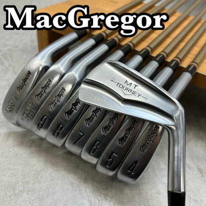 MacGregor マグレガー MT TOURNEY R68 ターニー メンズゴルフ アイアンセット 右利き 3番〜SW 9本 純正カーボン 2A