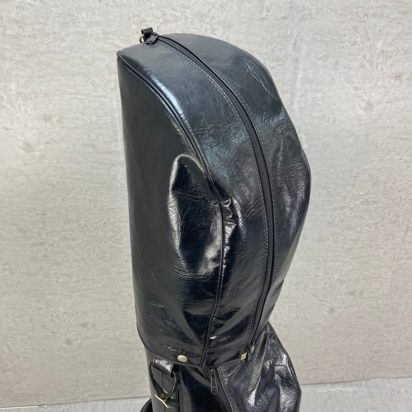 PING　キャディバッグ　カート式　3分割　約8.5型(約21cm)　約3.0Kg　レザー　ビンテージ　ピン