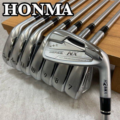 ホンマ　ベレス　NX 3スター　メンズゴルフ　アイアンセット　8本　右利き用　SR HONMA 　BERES　STAR 星