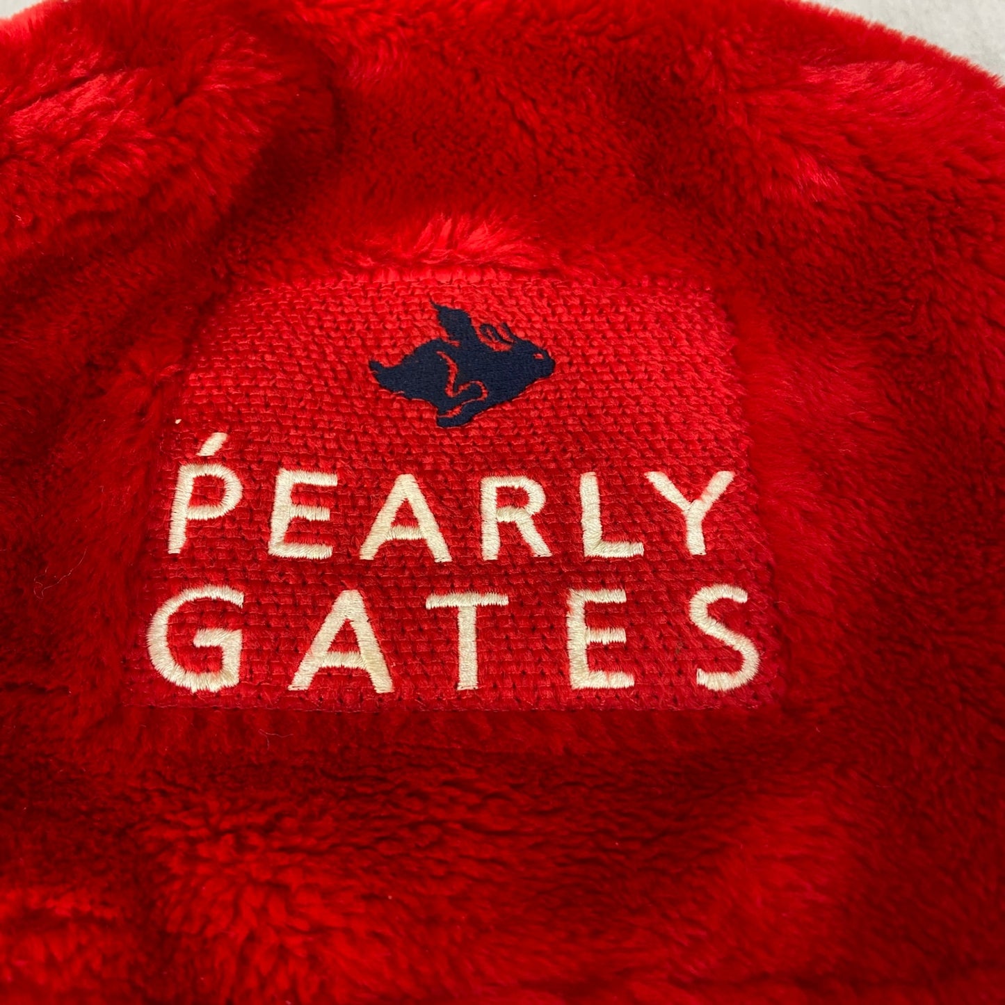 パーリーゲイツ　ゴルフクラブ用ヘッドカバー　アイアン　ボア　レッド　赤　PEARLY GATES