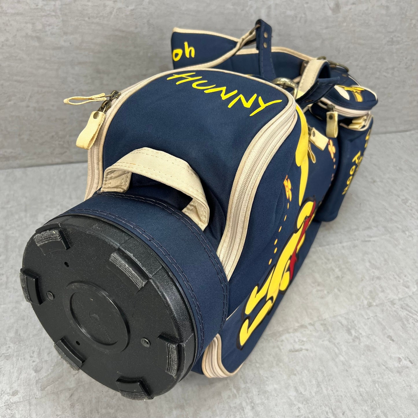 くまのプーさん　ゴルフ　カート式キャディバッグ　約８型　ポリエステル　キャラクター　Winnie the Pooh