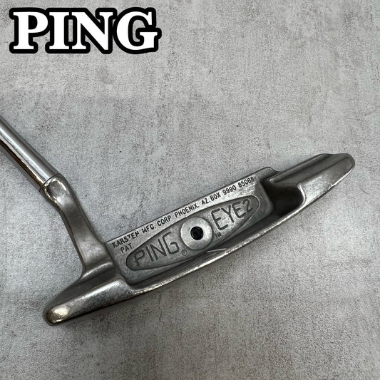 PING　ピン　EYE2　メンズゴルフ　PT　パター　ピン型　ショートネック	35.8インチ　右利き用　黒ドット　ブラック