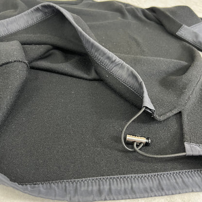 ランバン　メンズ　ゴルフウェア　長袖トップス　ウール　40　ブラック　黒　LANVIN