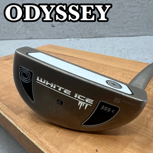 ODYSSEY　オデッセイ　WHITE ICE 9　ホワイトアイス	メンズゴルフ　　パター　マレット　L字	34インチ	右利き用