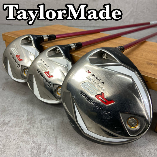 テーラーメイド　R9 MAX　レディースゴルフ　ウッド3本セット　L　右利き用　ドライバー　フェアウェイウッド　スプーン　クリーク　TaylorMade