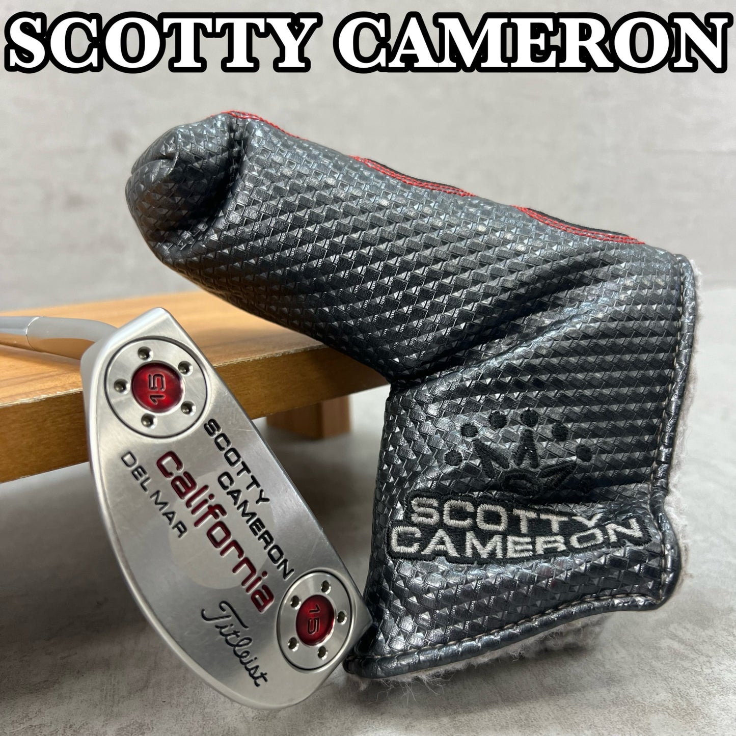 レフティー　スコッティキャメロン　カリフォルニア　デルマー　メンズゴルフ　パター　左利き用　34インチ　マレット型　L字　SCOTTY CAMERON　California DELMAR