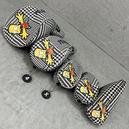 パーリーゲイツ　ザ・シンプソンズ　ゴルフクラブ用ヘッドカバー　５点セット　ドライバー　フェアウェイ　ユーティリティ　キャラクター