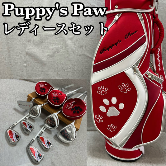 puppy's paw　レディースゴルフ　クラブセット　8本　L　右利き用　パピーズ・ポー