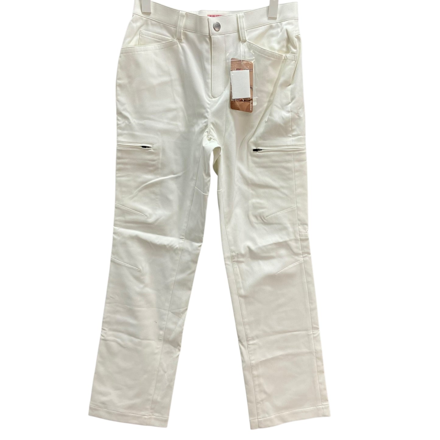 MUスポーツ　レディース　女性用 パンツ　ズボン　ロング丈　ホワイト　42号　Lサイズ