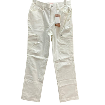 MUスポーツ　レディース　女性用 パンツ　ズボン　ロング丈　ホワイト　42号　Lサイズ