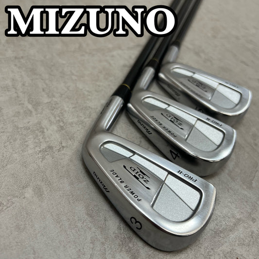 MIZUNO　ミズノ　T-ZOID　PRO-Ⅱ　POWERBLADE　メンズゴルフ	3番アイアン　4番アイアン	5番アイアン　3本セット　R　右利き用