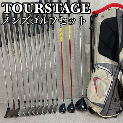 ブリヂストン　NIKE メンズゴルフ　クラブセット　14本セット　右利き用　BRIDGESTONE　TOURSTAGE