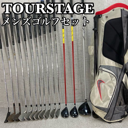ブリヂストン　NIKE メンズゴルフ　クラブセット　14本セット　右利き用　BRIDGESTONE　TOURSTAGE
