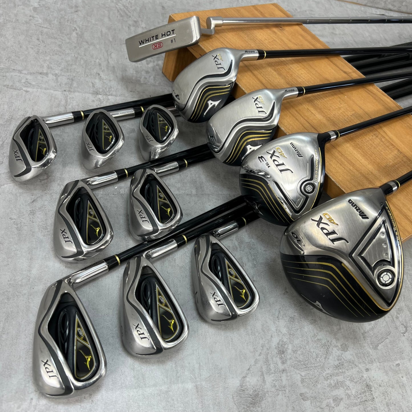 ミズノ　アディダス　メンズゴルフ　クラブセット　13本　SR　右利き用　Mizuno　adidas