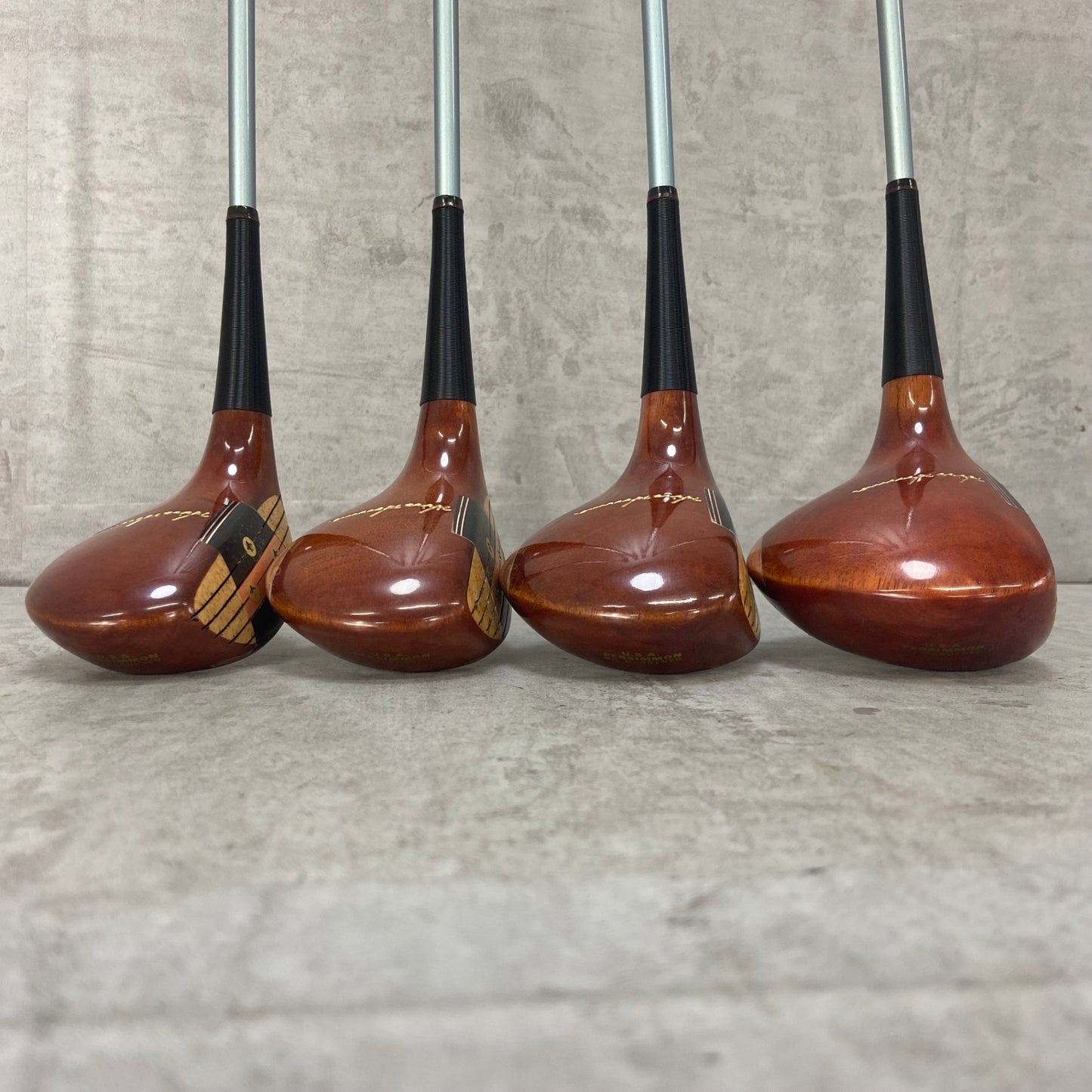 ホンマ　M-43 レディースゴルフ　パーシモンセット　4本　A 右利き用　木製　ウッド　HONMA