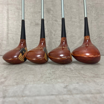ホンマ　M-43 レディースゴルフ　パーシモンセット　4本　A 右利き用　木製　ウッド　HONMA