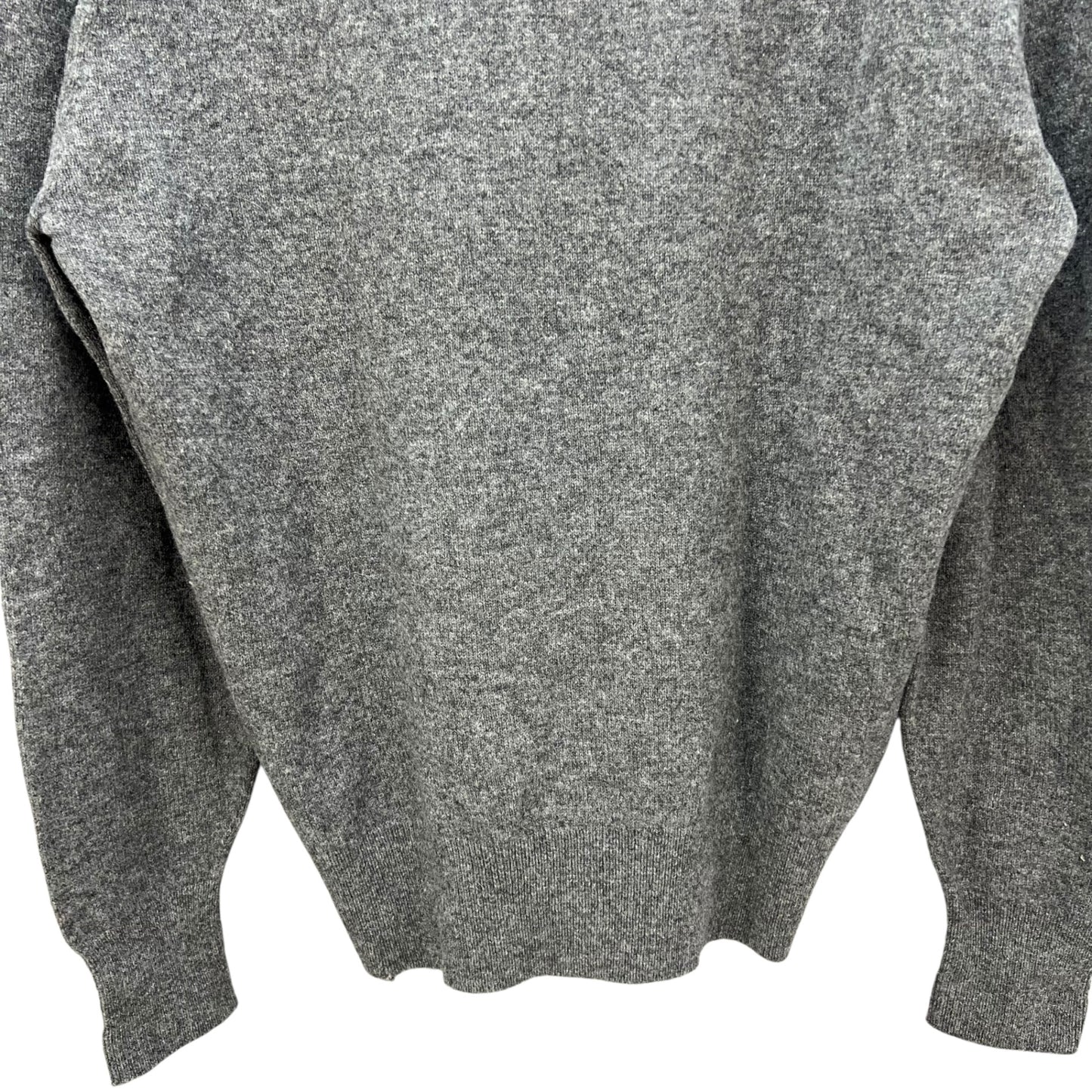 ブラックアンドホワイト　メンズゴルフウェア　Vネックセーター　L　グレー　Black＆White 　アパレル