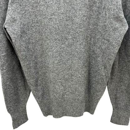 ブラックアンドホワイト　メンズゴルフウェア　Vネックセーター　L　グレー　Black＆White 　アパレル