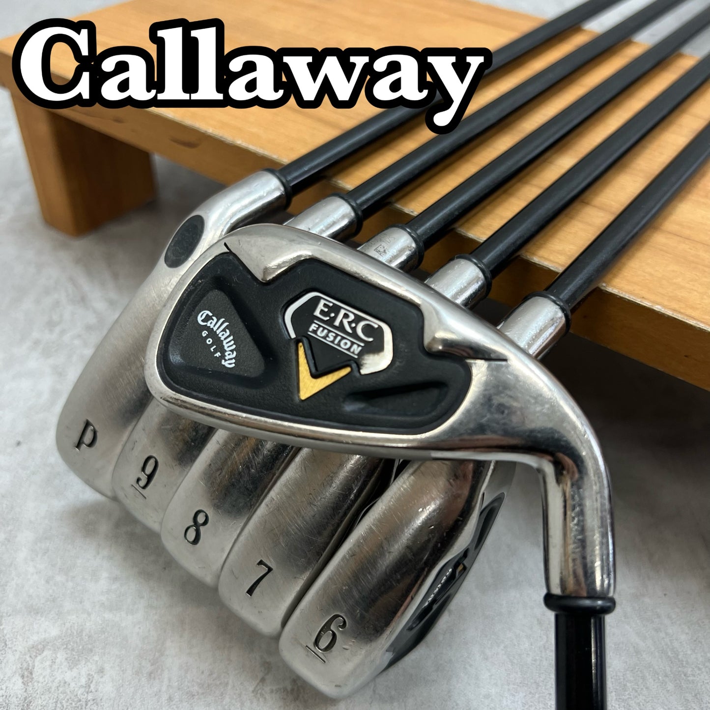 Callaway キャロウェイ ERC FUSION ERCフュージョン メンズゴルフ アイアンセット 5-PW 6本 右利き カーボン R