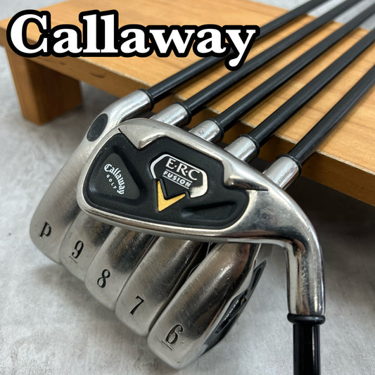Callaway キャロウェイ ERC FUSION ERCフュージョン メンズゴルフ アイアンセット 5-PW 6本 右利き カーボン R