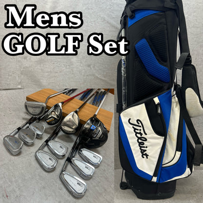 テーラーメイド　タイトリスト　メンズゴルフ　クラブセット　12本　右利き用　TaylorMade　Titleist
