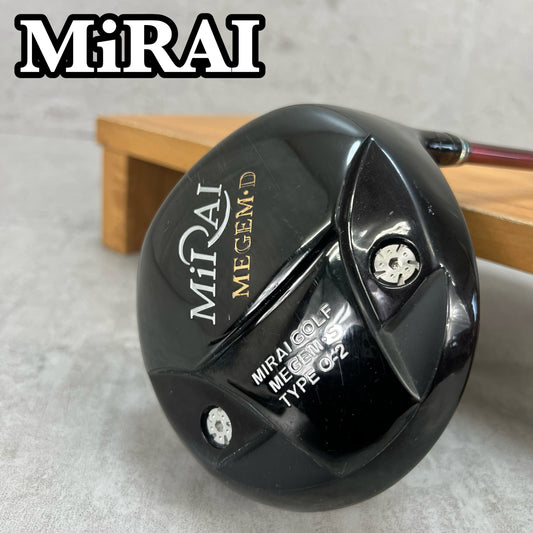 ミライ　MEGEM・D　TYPE O-2　メンズゴルフ　ドライバー　R　右利き用　MIRAI　フジクラシャフト