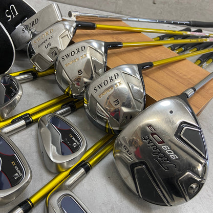 タイトリスト　カタナ　メンズゴルフ　クラブ12本セット　右利き用　キャディバッグ付き　Titleist KATANA