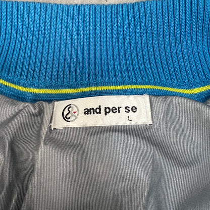 アンパスィ　レディース　ハーフジップセーター　ワンポイントロゴ　トップス　女性用 ゴルフアパレル　アンパシー　and per se